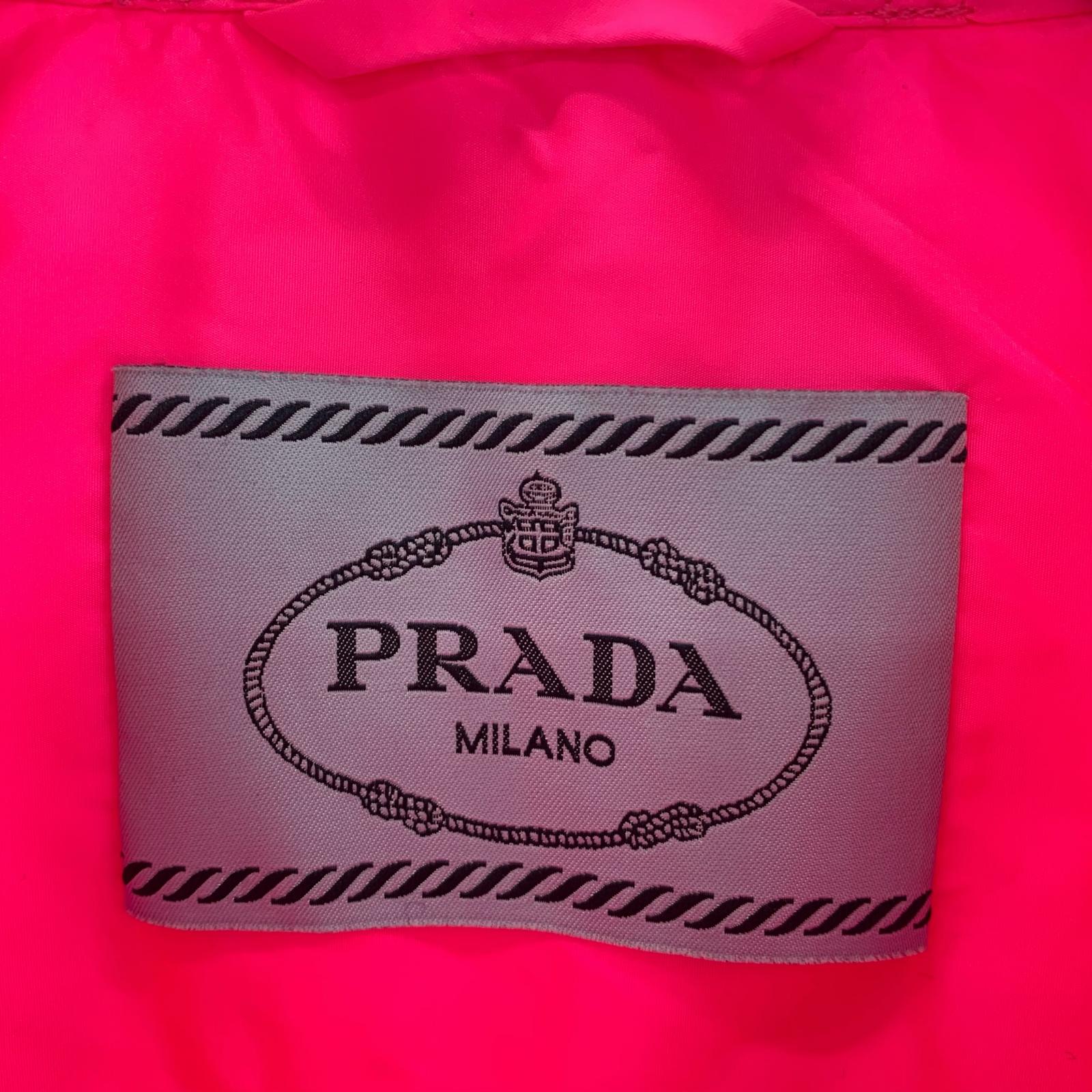 PRADA 29Z597 ピンク ナイロンジャケット 40