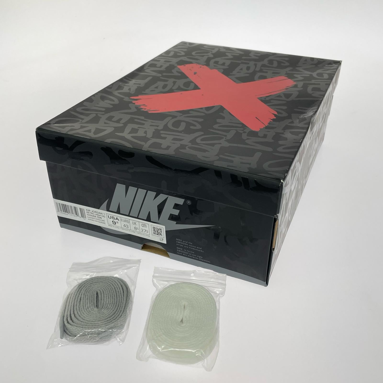 スニーカー Air Jordan 1 High OG 27.5cm 27.5cm (US9 1/2 UK9 EU45) グレー