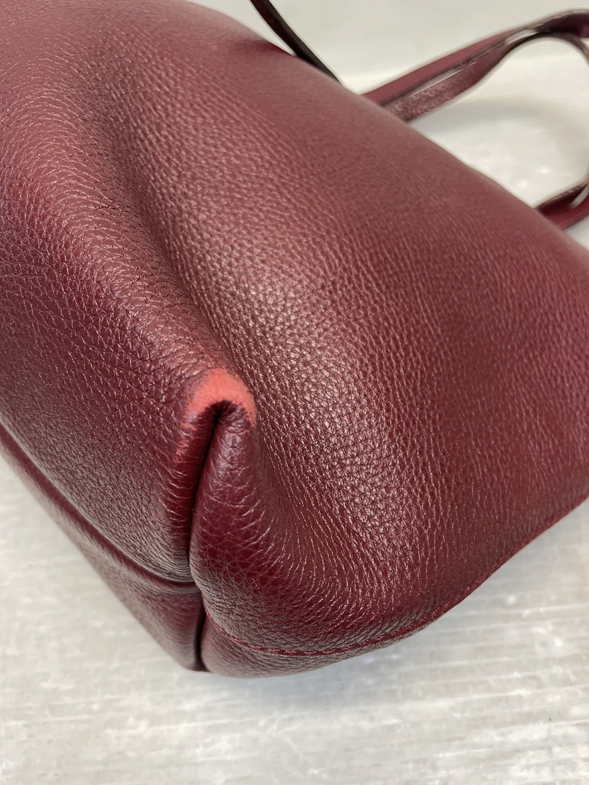 S.Ferragamo ガンチーニ レザーハンドバッグ レッド