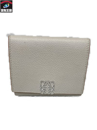 LOEWE アナグラム トライフォールドウォレット ベージュ
