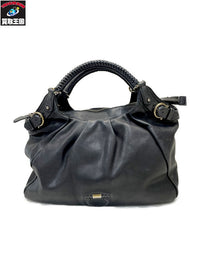 S.Ferragamo レザーガンチーニ トートバック 黒