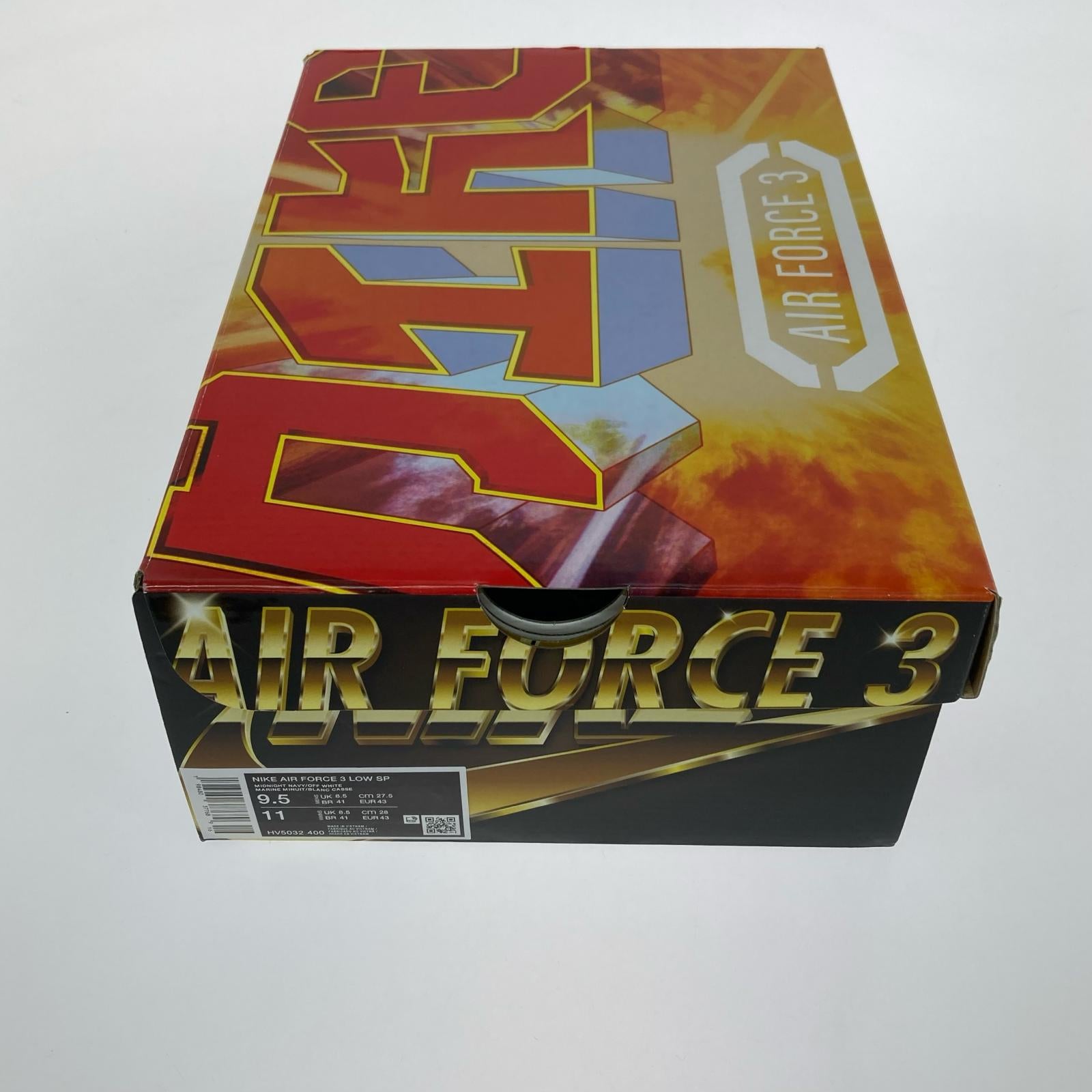スニーカー NIGO Air Force 3 Low SP (27.5cm) 27.5cm (US9 1/2 UK9 EU45) ネイビー
