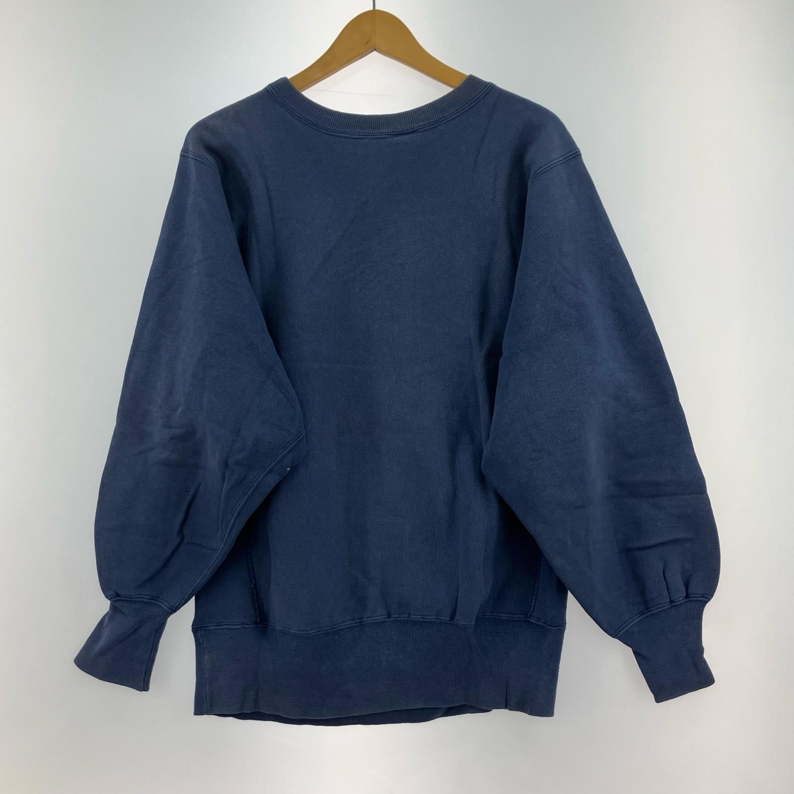 スウェット 90s REVERSE WEAVE ネイビー 米国製 M M ネイビー