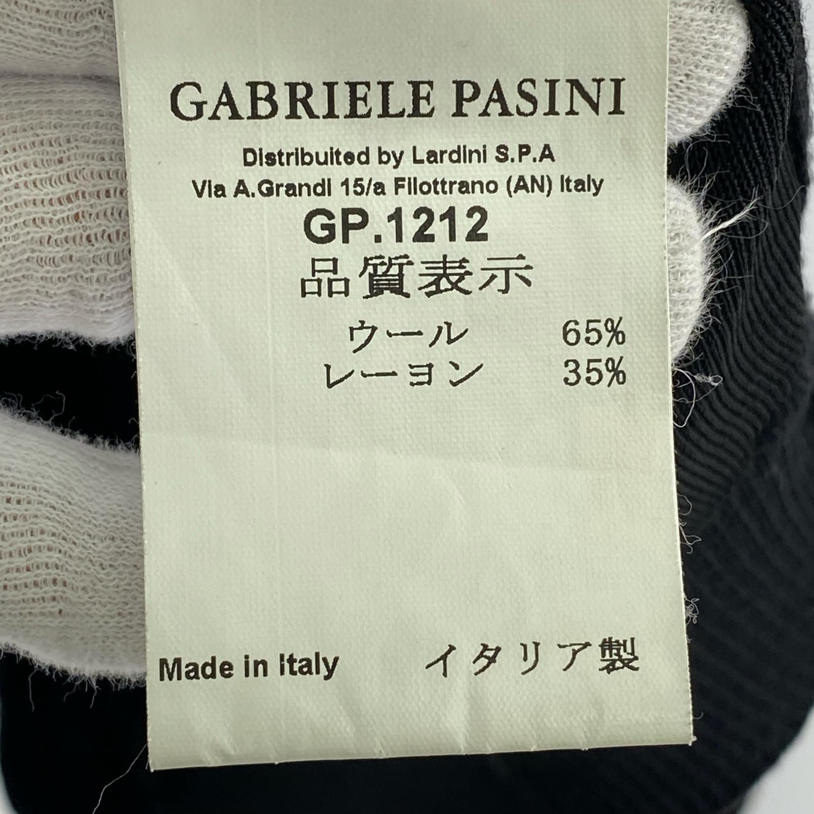 ニット GABRIELE PASINI ハイネック ウール/レーヨン ダブルフェイス S ブラック