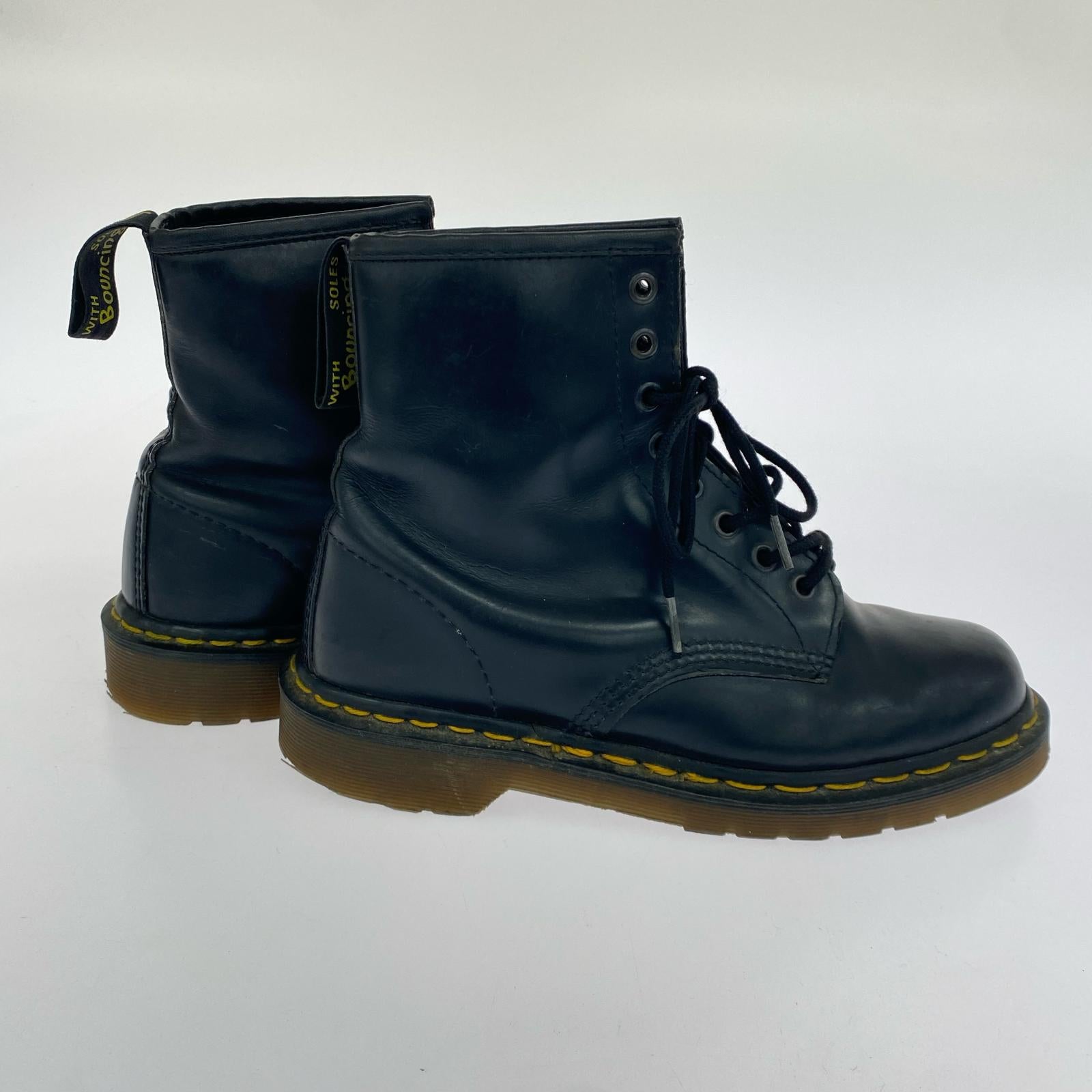 ブーツ MADE IN ENGLAND/8ホール/サイズ7 ブラック