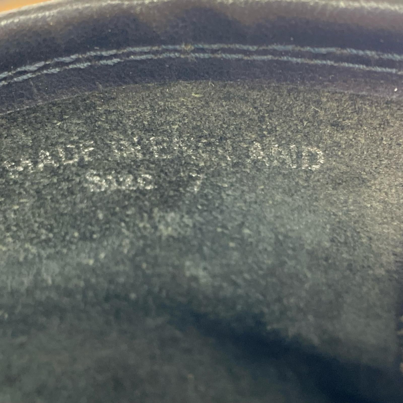 ブーツ MADE IN ENGLAND/8ホール/サイズ7 ブラック