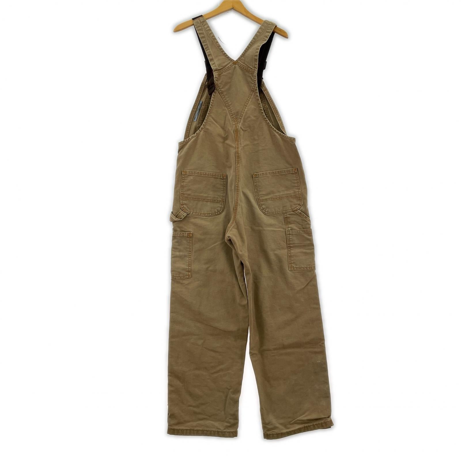 その他トップス 90s FLAME RESISTANT ダブルニー オーバーオール ブラウン