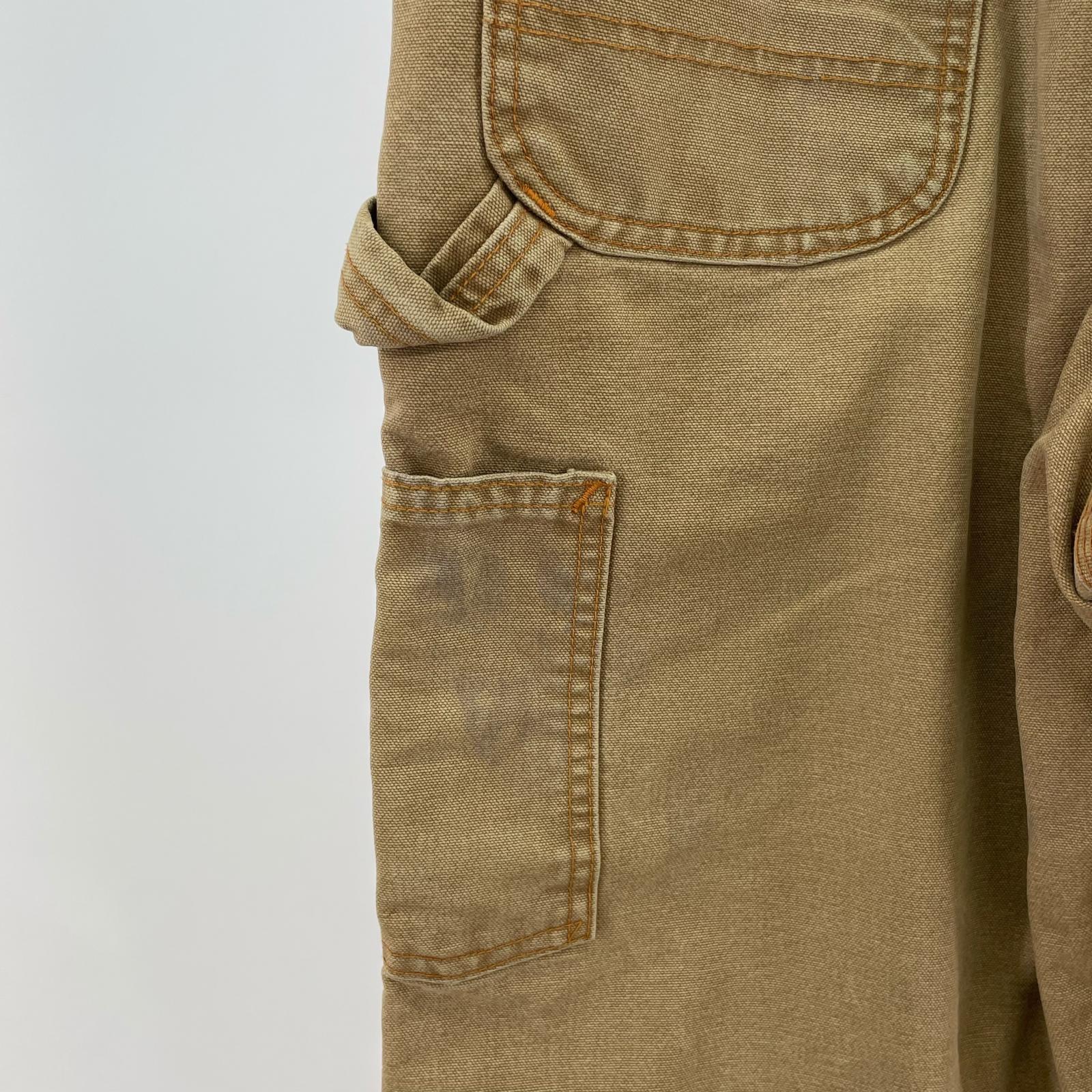 その他トップス 90s FLAME RESISTANT ダブルニー オーバーオール ブラウン