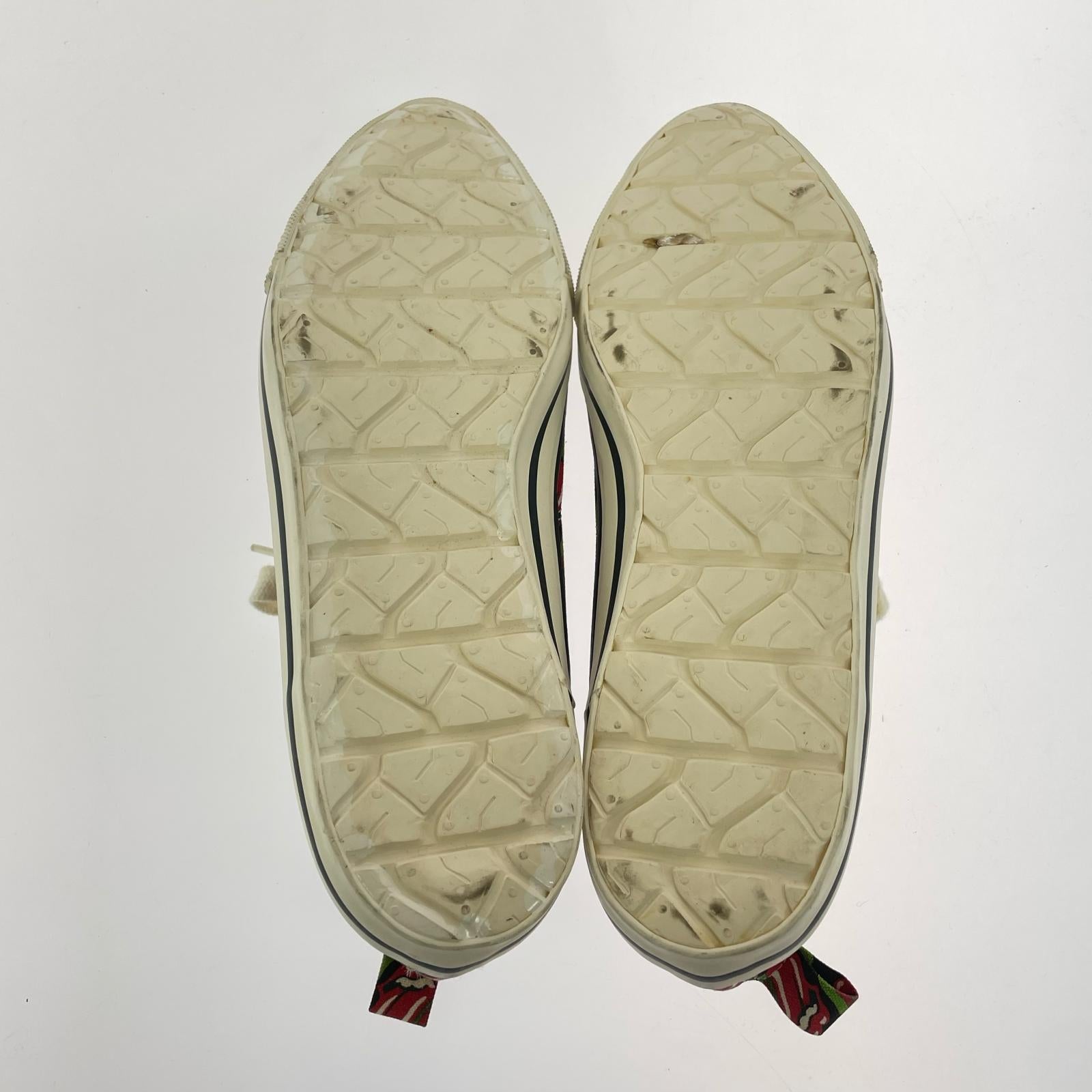 スニーカー THE ROLLING STONES ローリングストーンズ リップ&タン 総柄 スニーカー 26cm (US8 UK7 1/2 EU42)