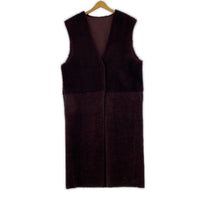 その他アウター AMERI FABRIC BLOCKING LONG BOA VEST M