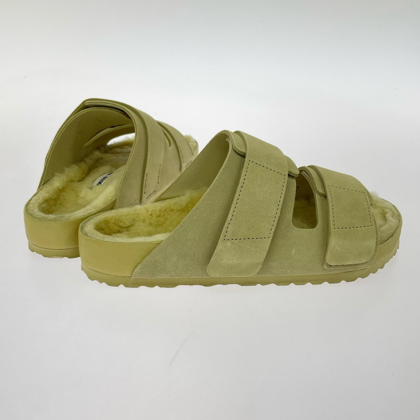 サンダル ×TEKLA Uji Suede スウェードストラップサンダル(26㎝) 26cm (US8 UK7 1/2 EU42) イエロー