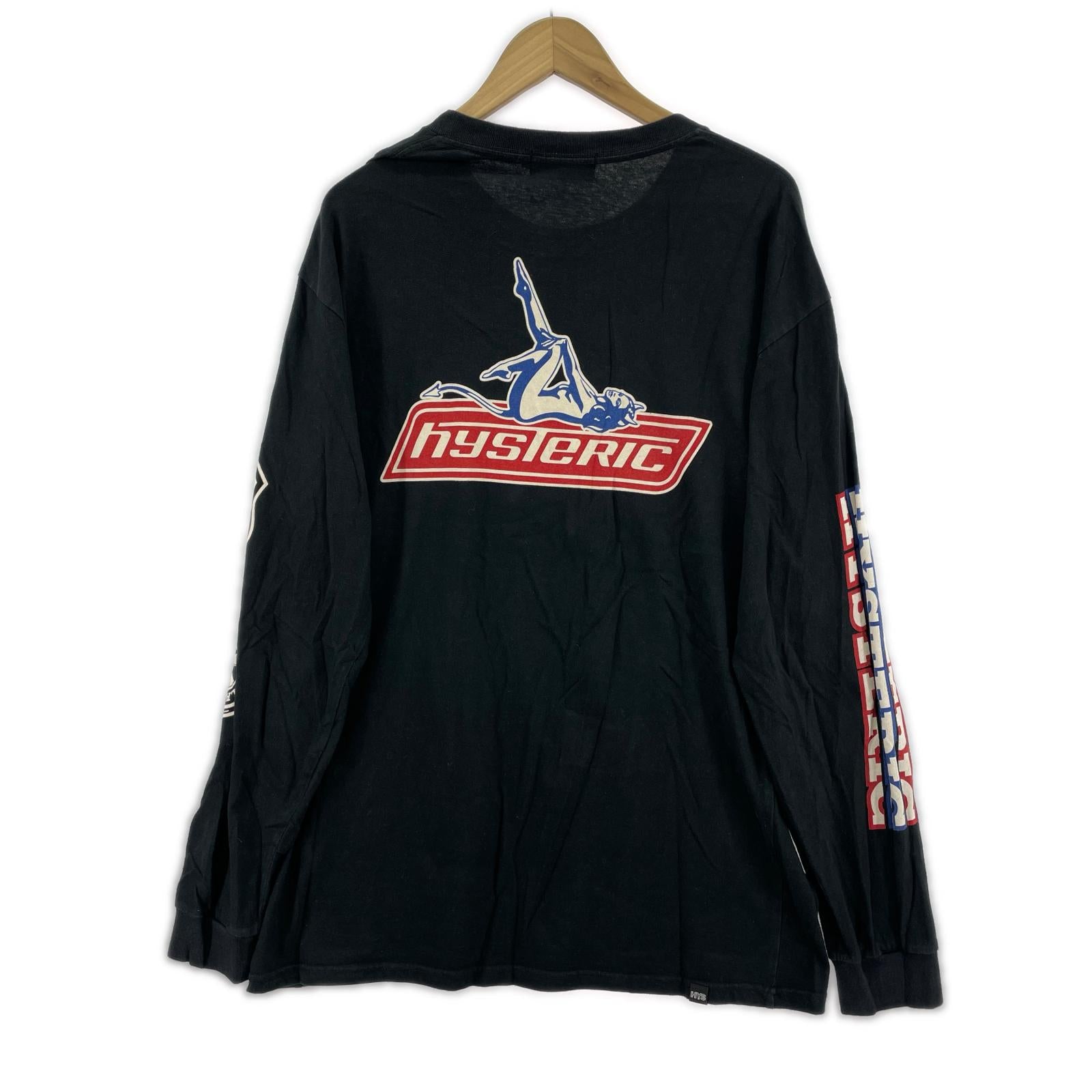 長袖Tシャツ MOTOR CITY FEVER L ブラック