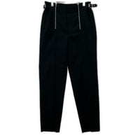 パンツ Wool Gabardine Zip Trousers (W32) 黒 48 ブラック