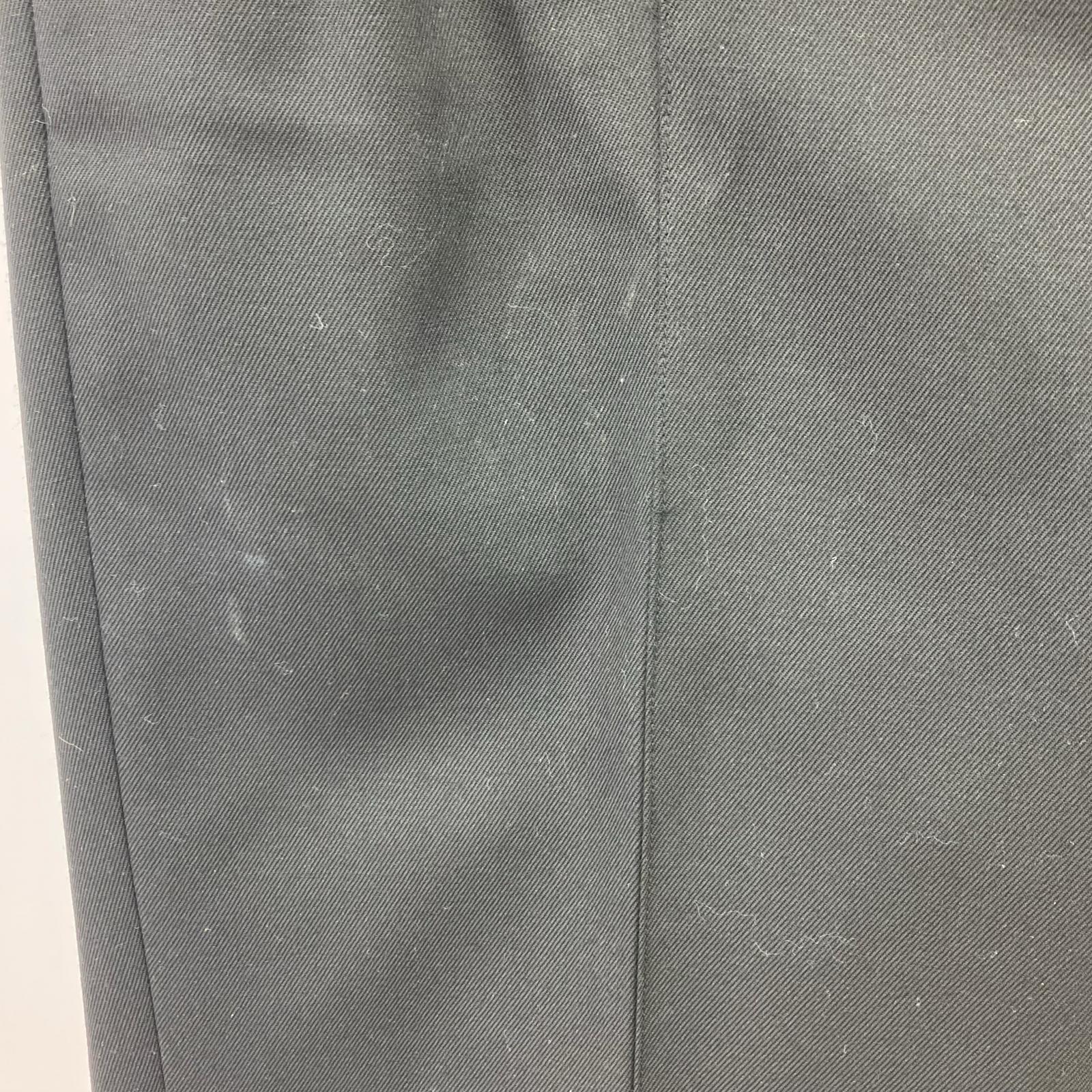 パンツ Wool Gabardine Zip Trousers (W32) 黒 48 ブラック