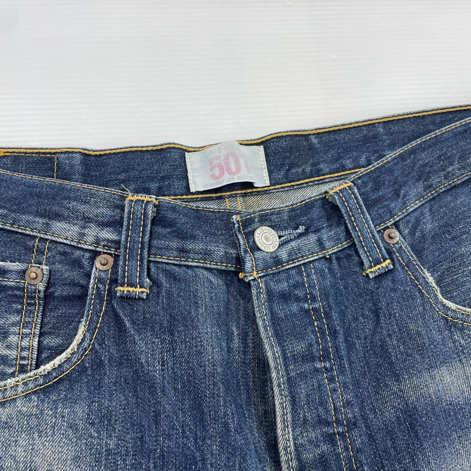 デニムパンツ 90-00s 501 W34 34 ブルー