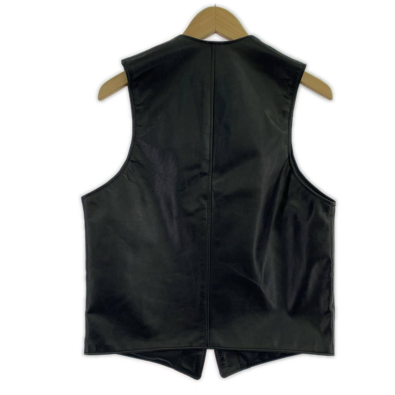 長袖シャツ 193V LEATHER VEST (S) 7823951001 S ブラック