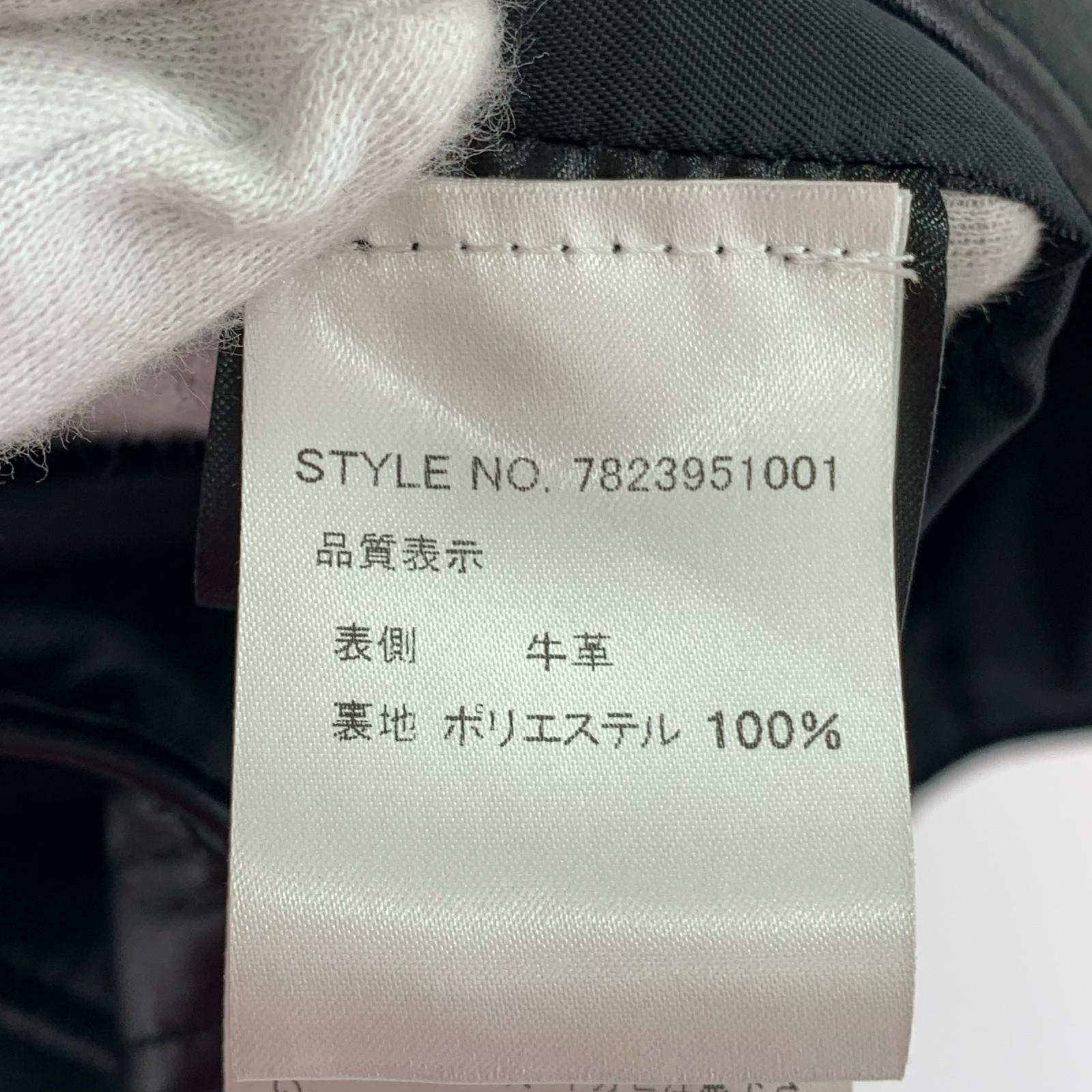 長袖シャツ 193V LEATHER VEST (S) 7823951001 S ブラック