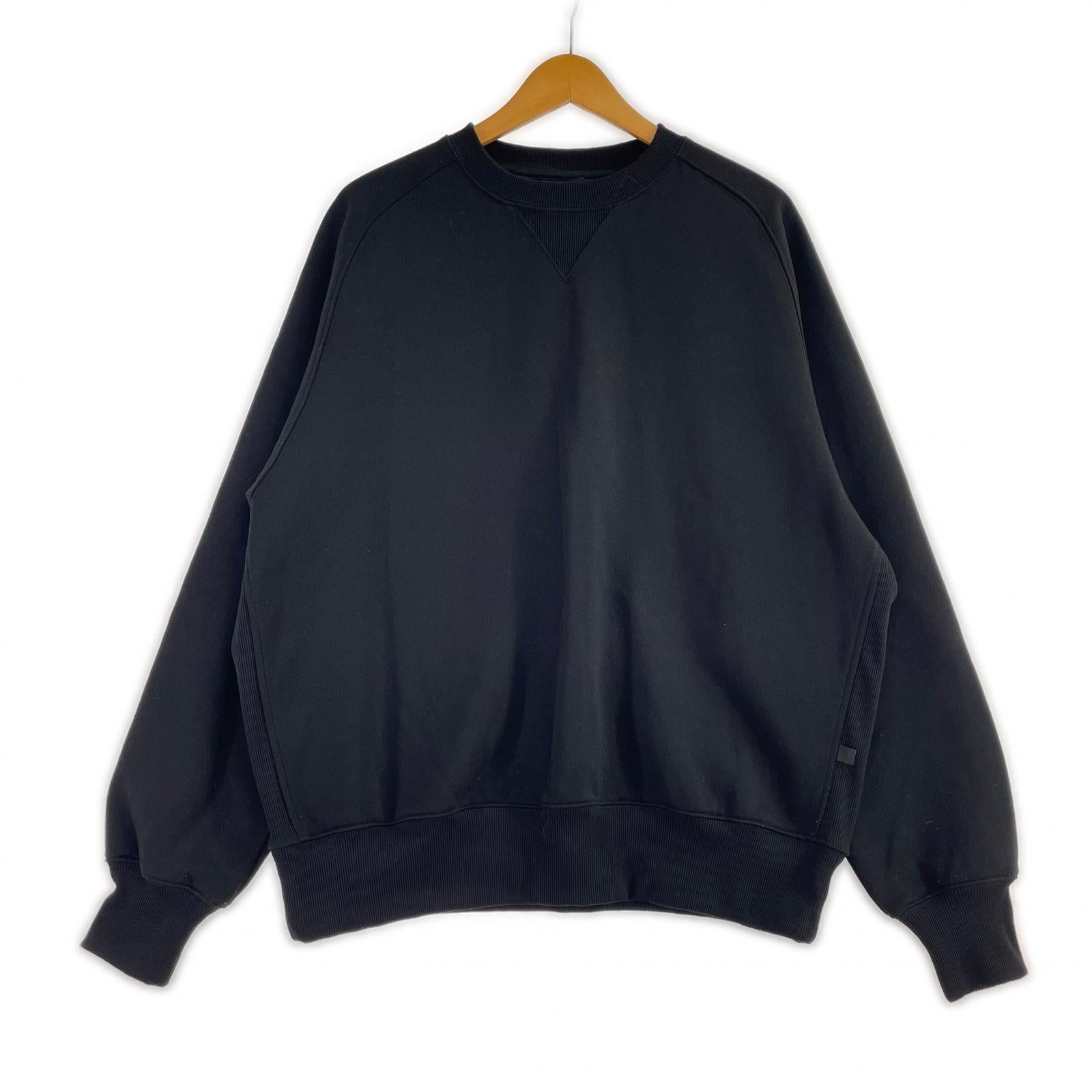 スウェット TECH SWEAT CREW FREEDOM SLEEVE S ブラック