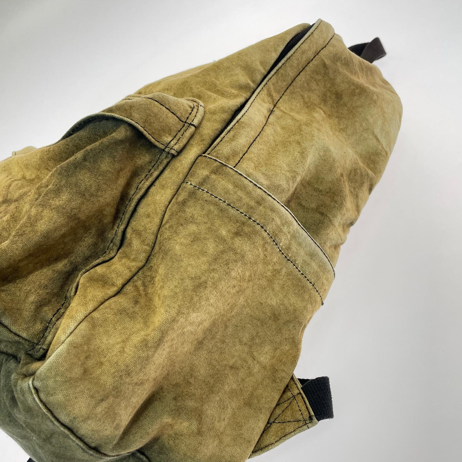 リュック・デイパック CANVAS BACKPACK ベージュ ブラウン