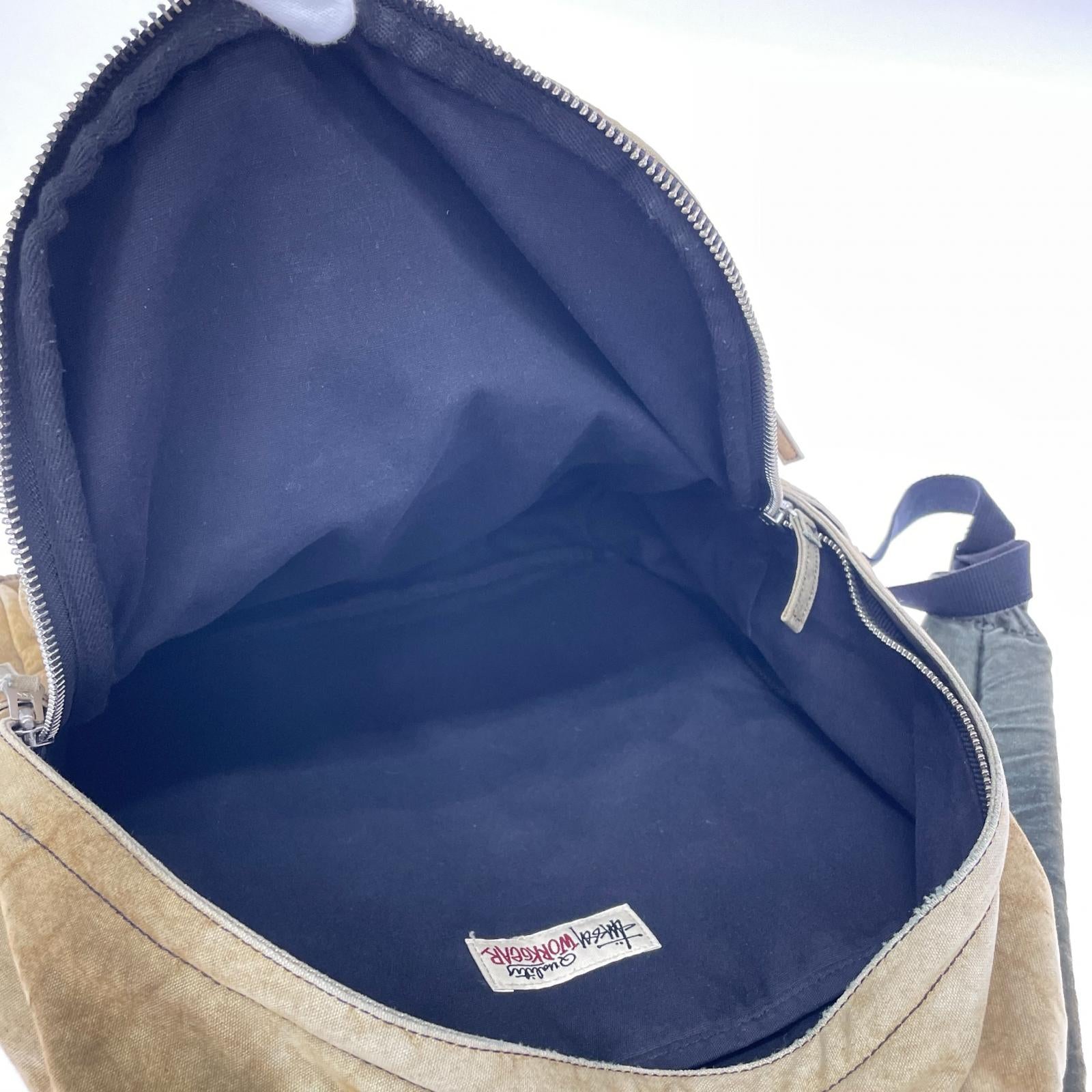 リュック・デイパック CANVAS BACKPACK ベージュ ブラウン