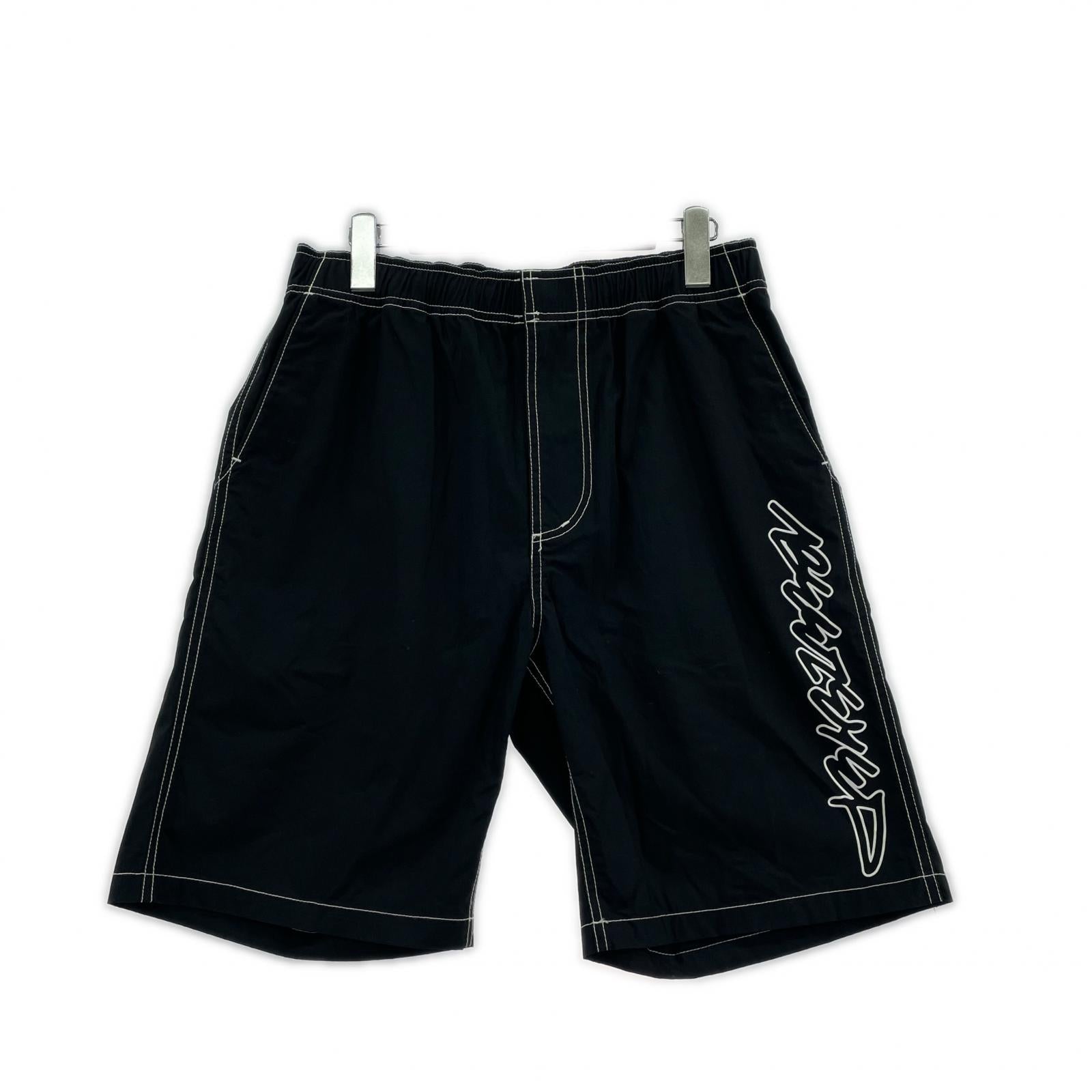 ショートパンツ コットン 黒(M) M ブラック