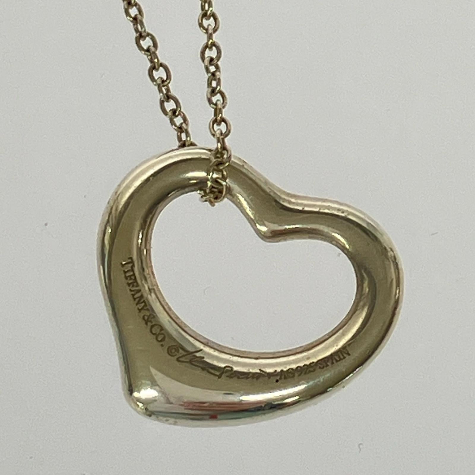 エレサ・ペレッティ オープンハート 925刻印 ネックレス