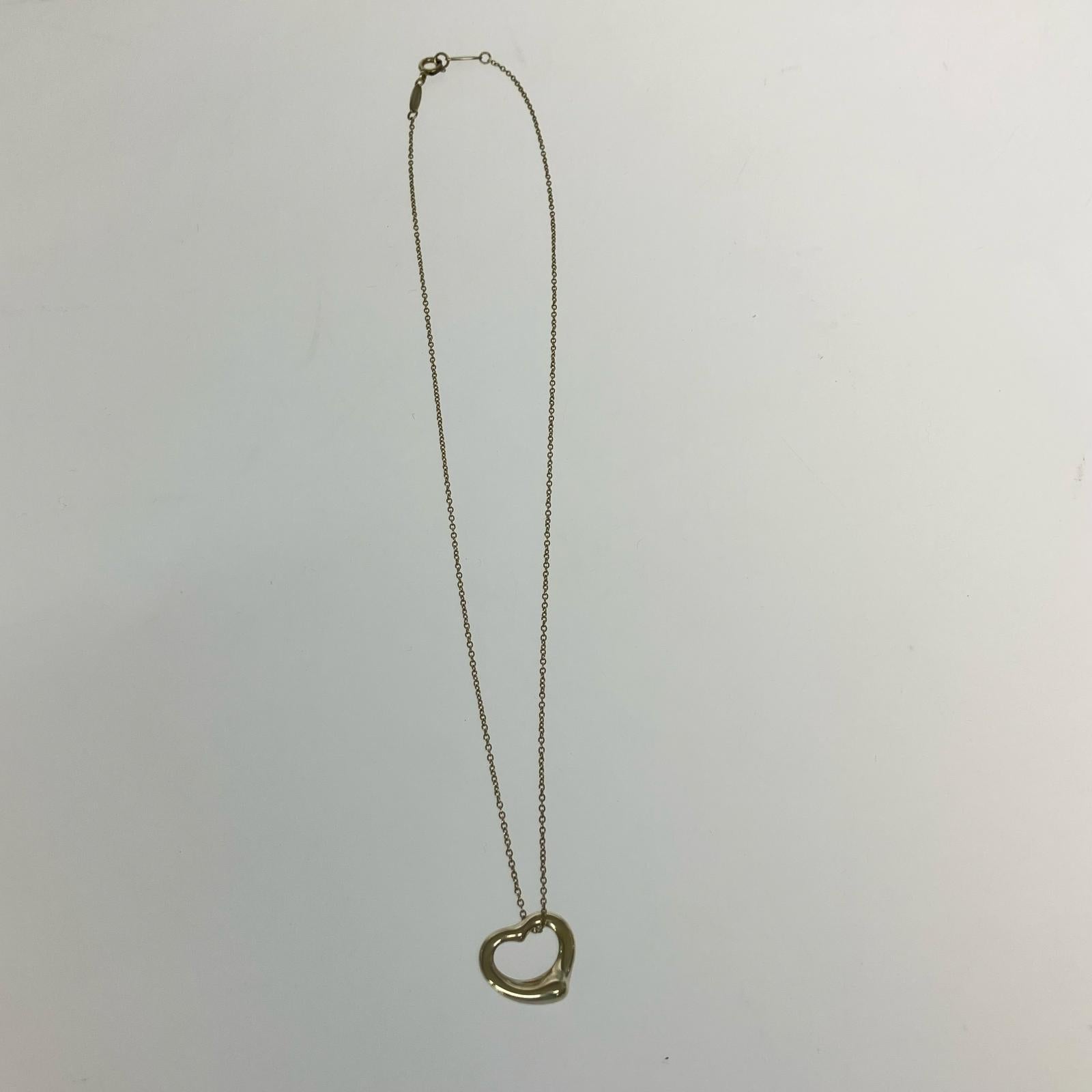 エレサ・ペレッティ オープンハート 925刻印 ネックレス