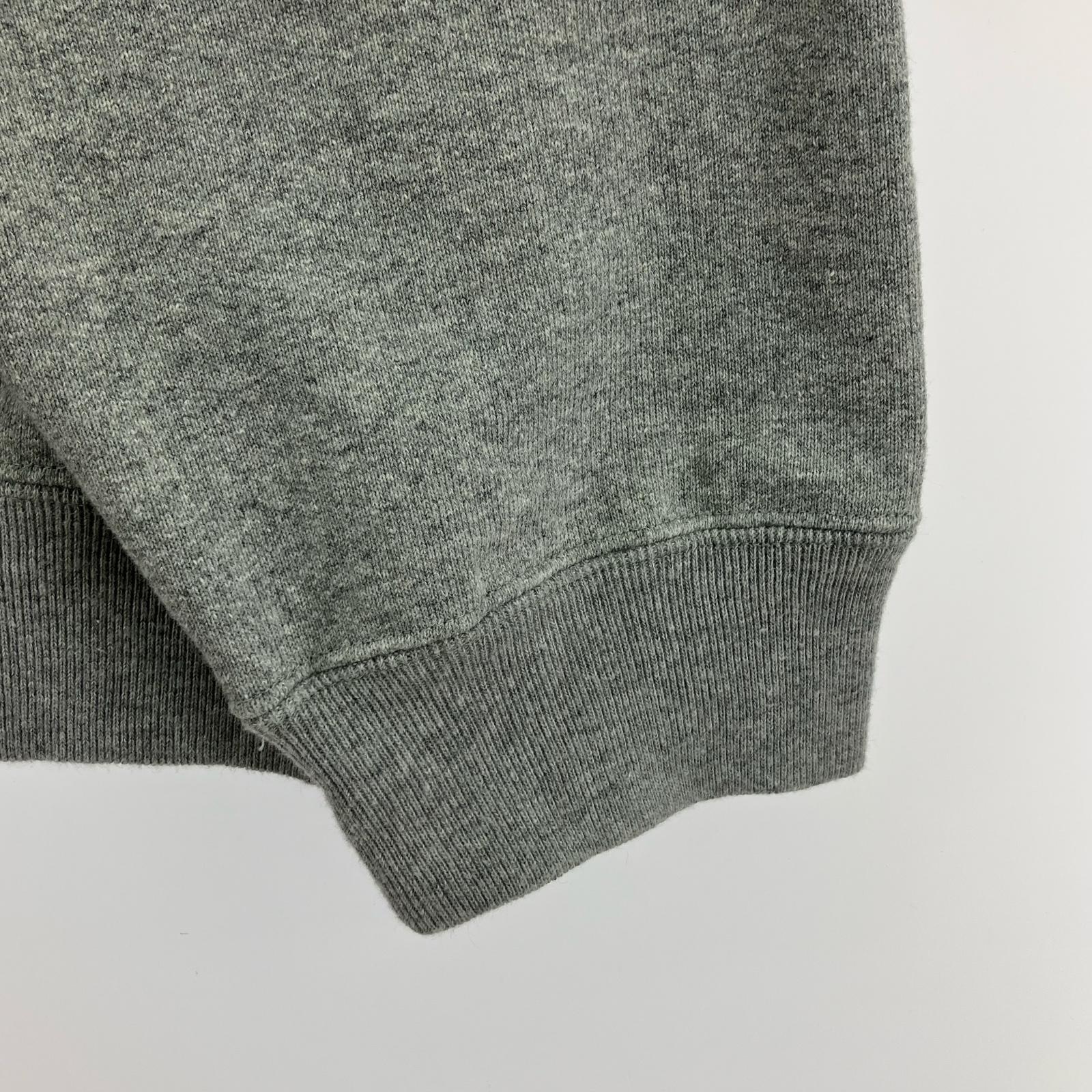 パーカー SOLID SWEAT ZIP HOODIE L グレー