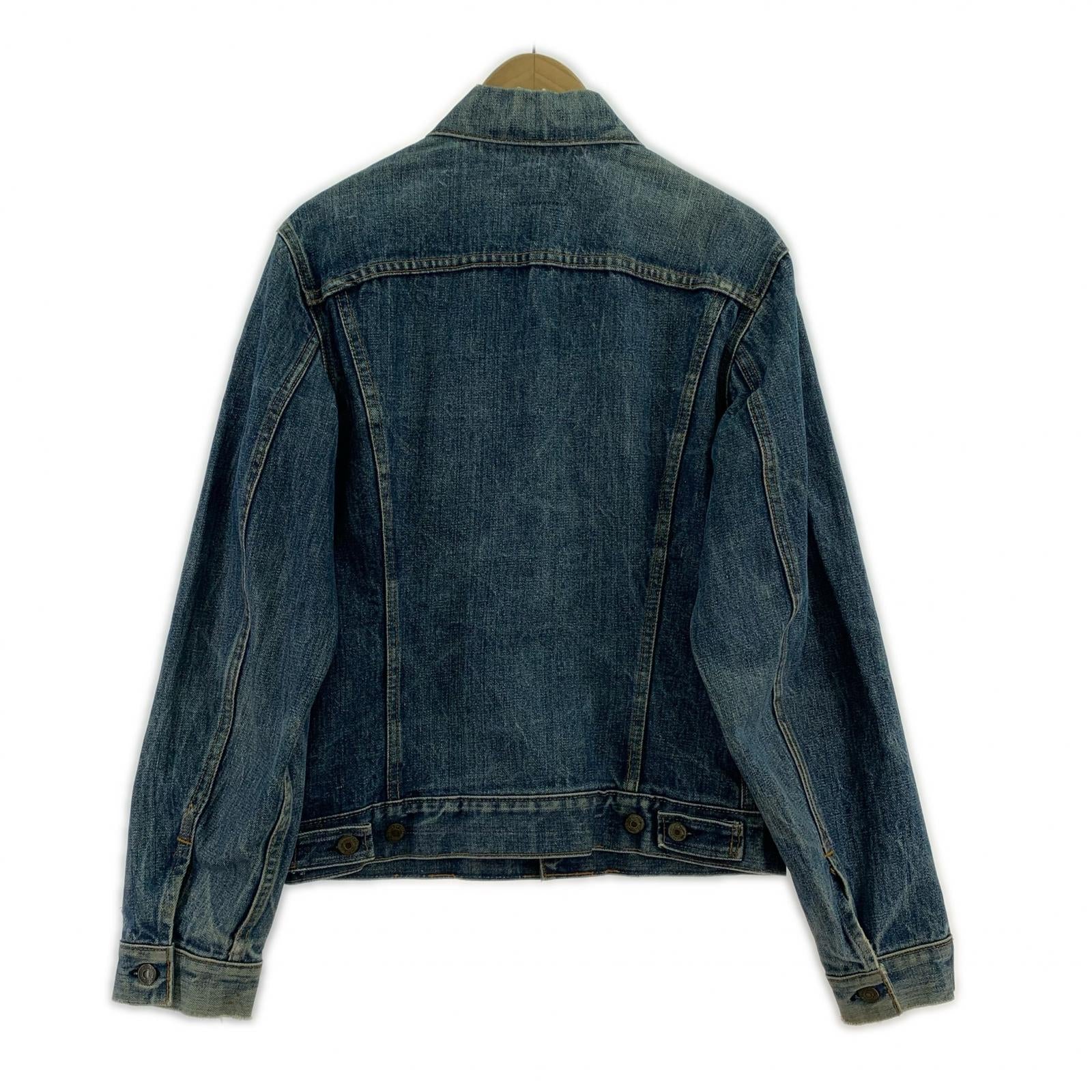 デニムジャケット 70s 70505-0217 4th デニムジャケット ボタン裏刻印52 ブルー