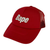 キャップ Bape メッシュ 赤 レッド