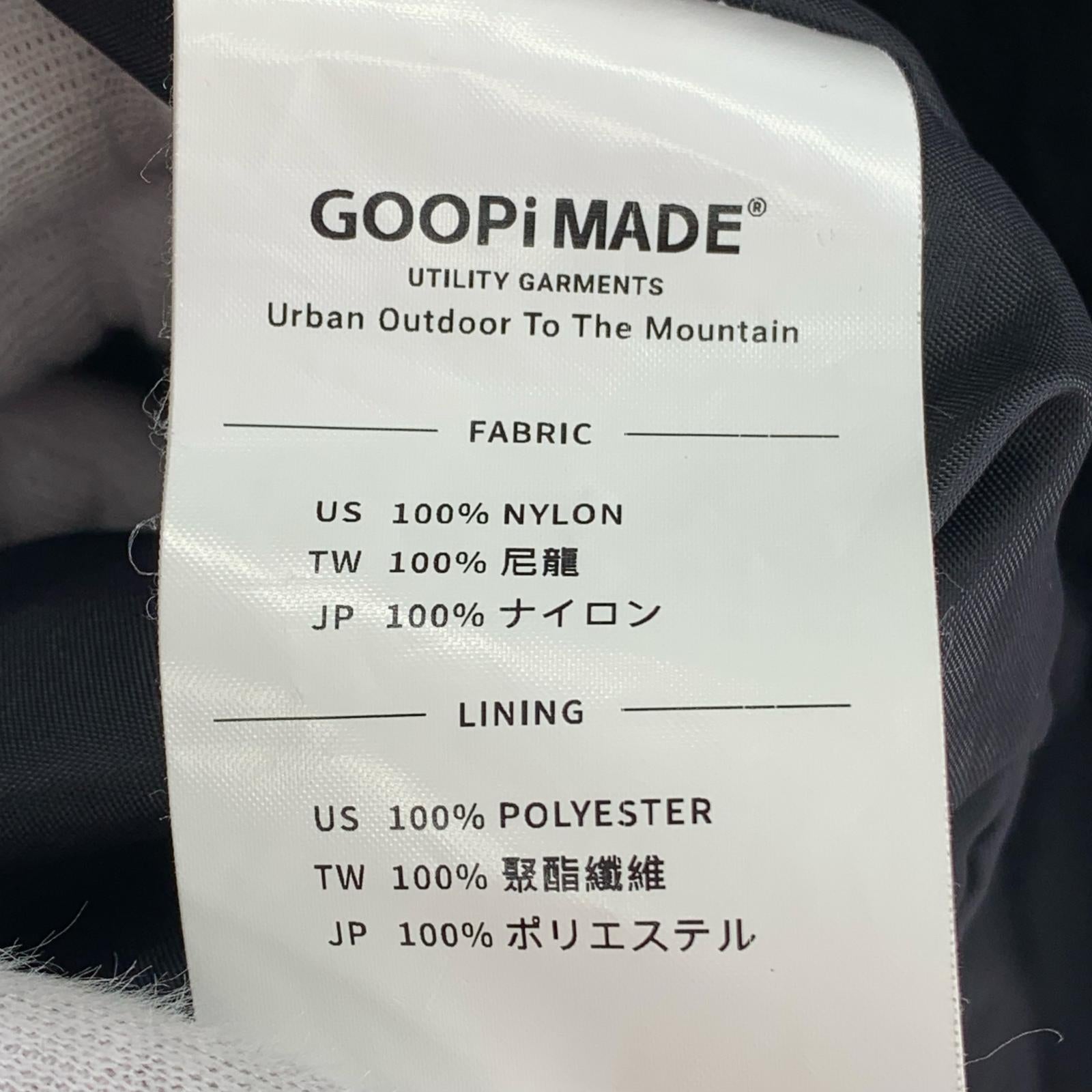 ダウンジャケット GOOPiMADE 3M Thinsulate FOGGY PARKA PUFFER JACKET 3 ブラック 3 ブラック