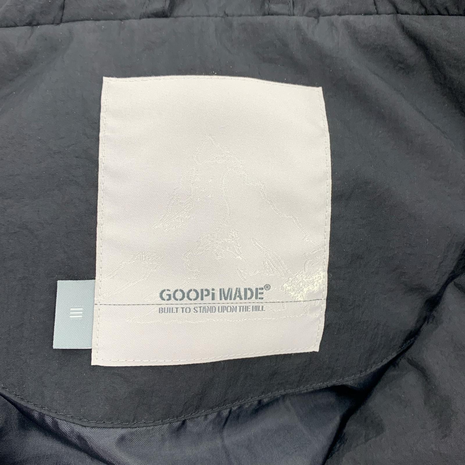 ダウンジャケット GOOPiMADE 3M Thinsulate FOGGY PARKA PUFFER JACKET 3 ブラック 3 ブラック