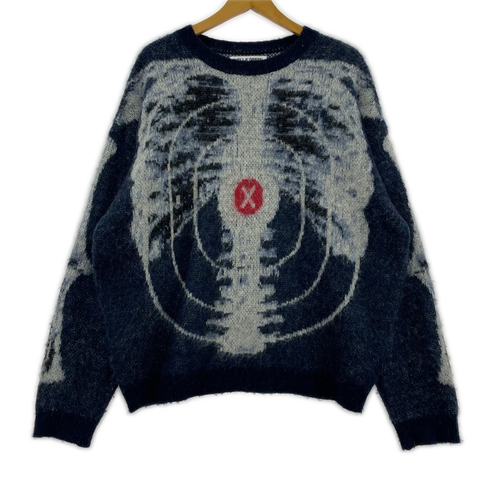 ニット HELLA GREEN/Target Knit Sweater/L L