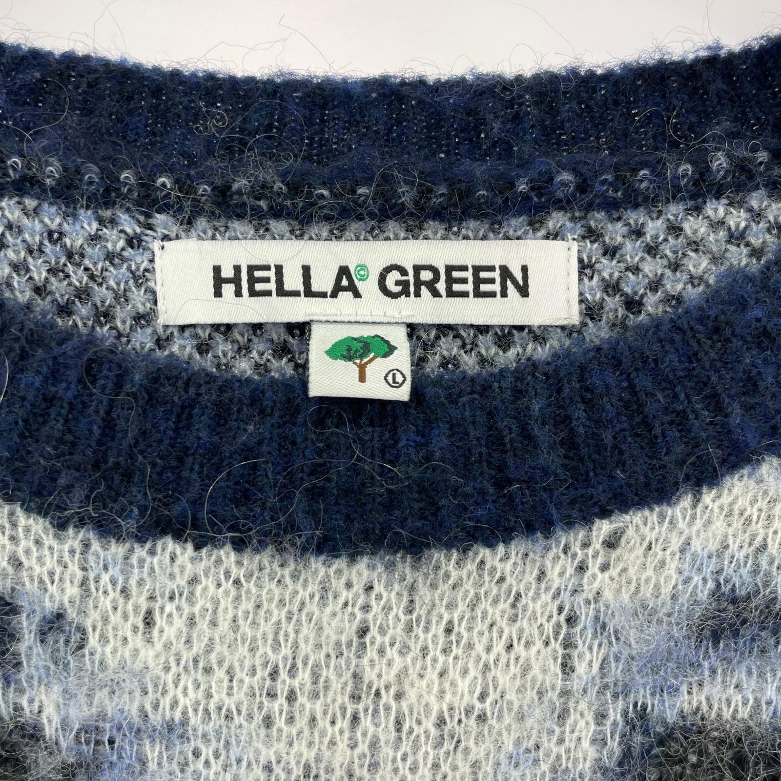 ニット HELLA GREEN/Target Knit Sweater/L L