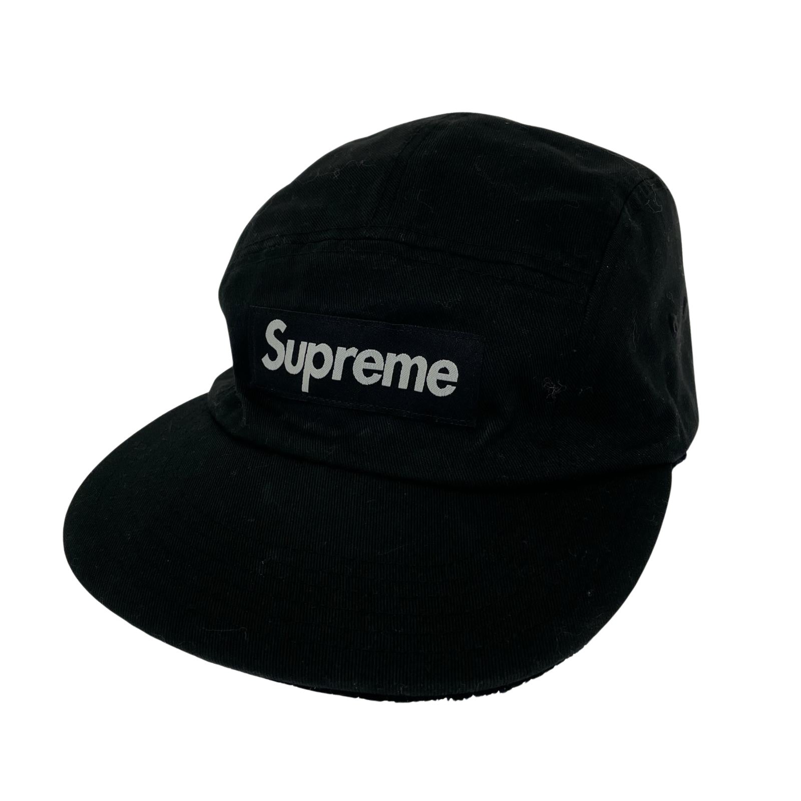 キャップ Reversible Terry Camp Cap/黒 ブラック