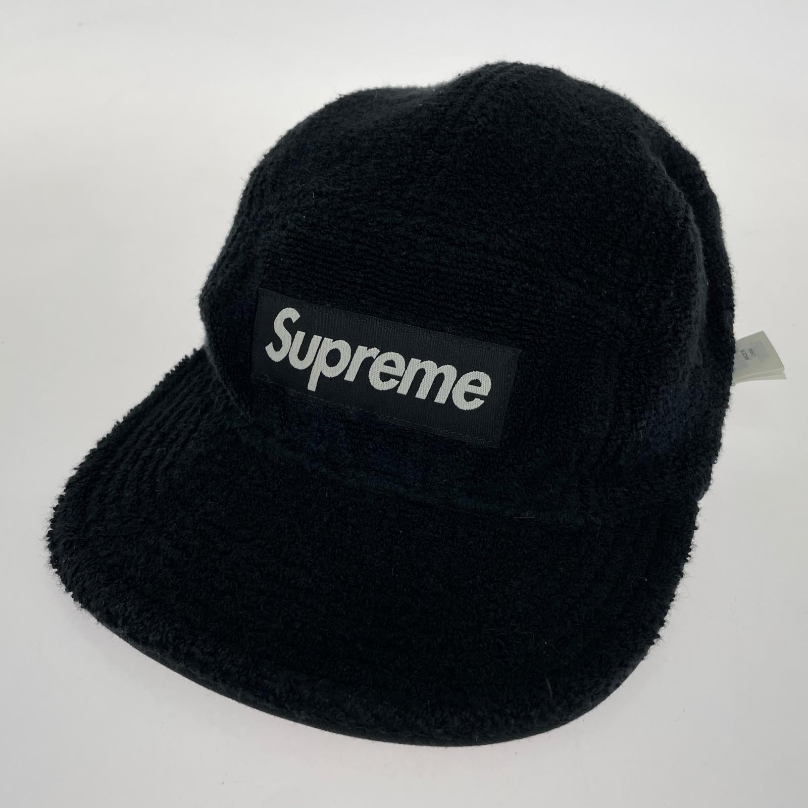 キャップ Reversible Terry Camp Cap/黒 ブラック