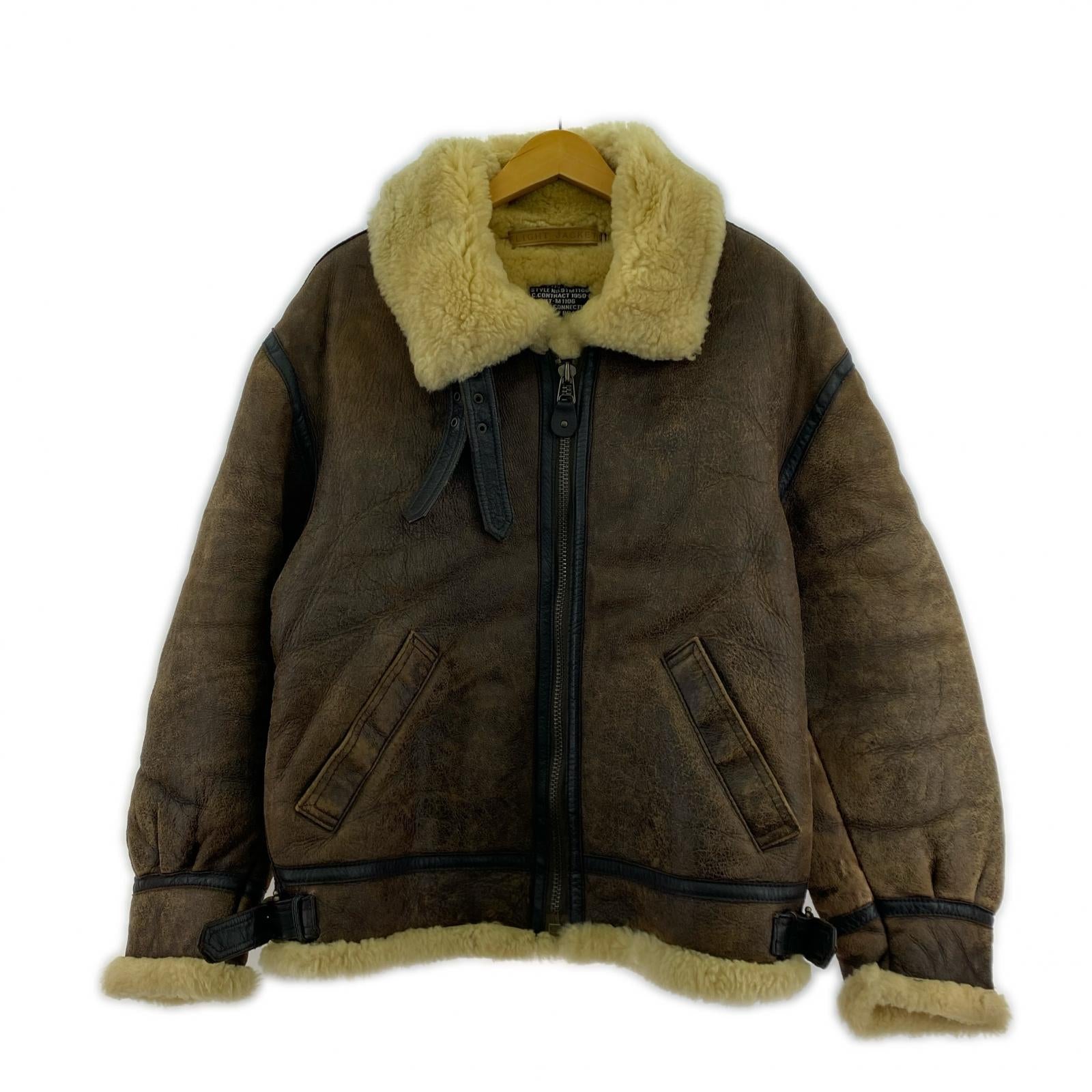 ジャケット MILANO CONNECTION B-3 M M ブラウン