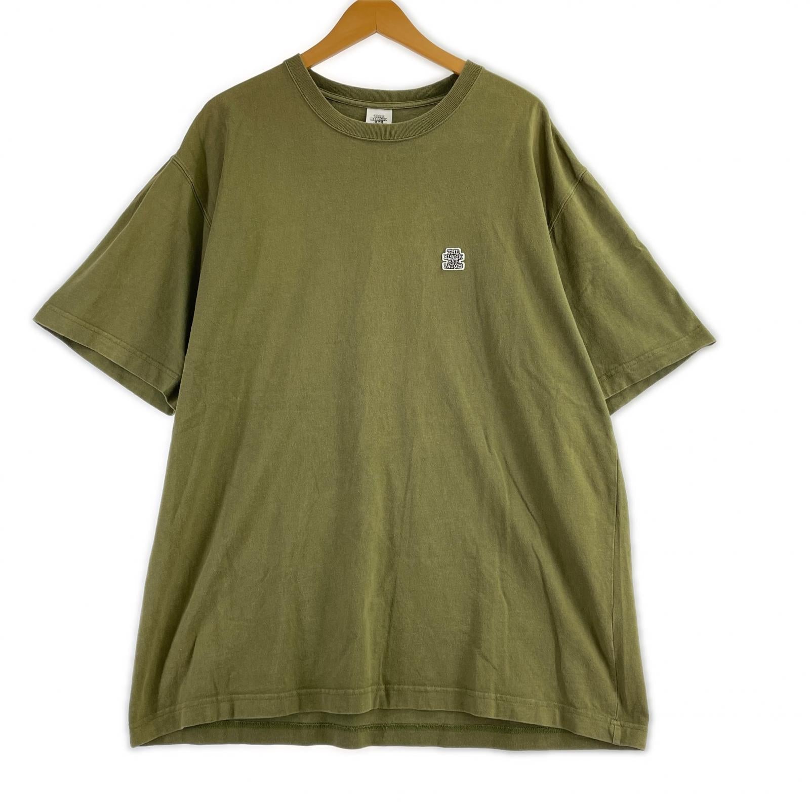 半袖Tシャツ THE BLACK EYE PATCH ワンポイントロゴTee XL カーキ カーキ