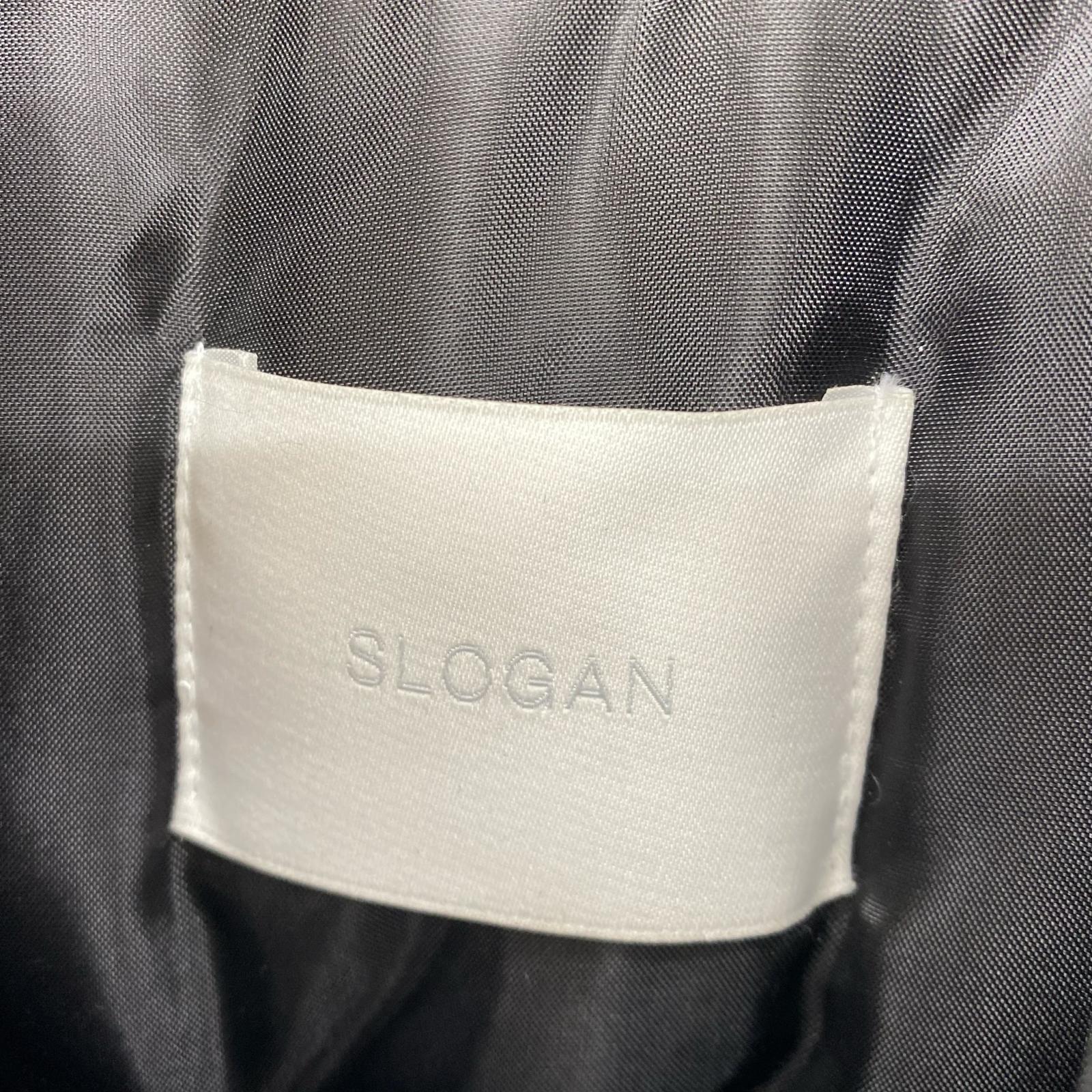 ジャケット SLOGAN ファージャケット 黒 F ブラック