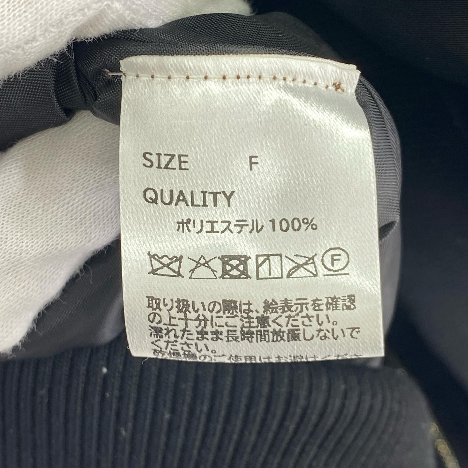 ジャケット SLOGAN ファージャケット 黒 F ブラック