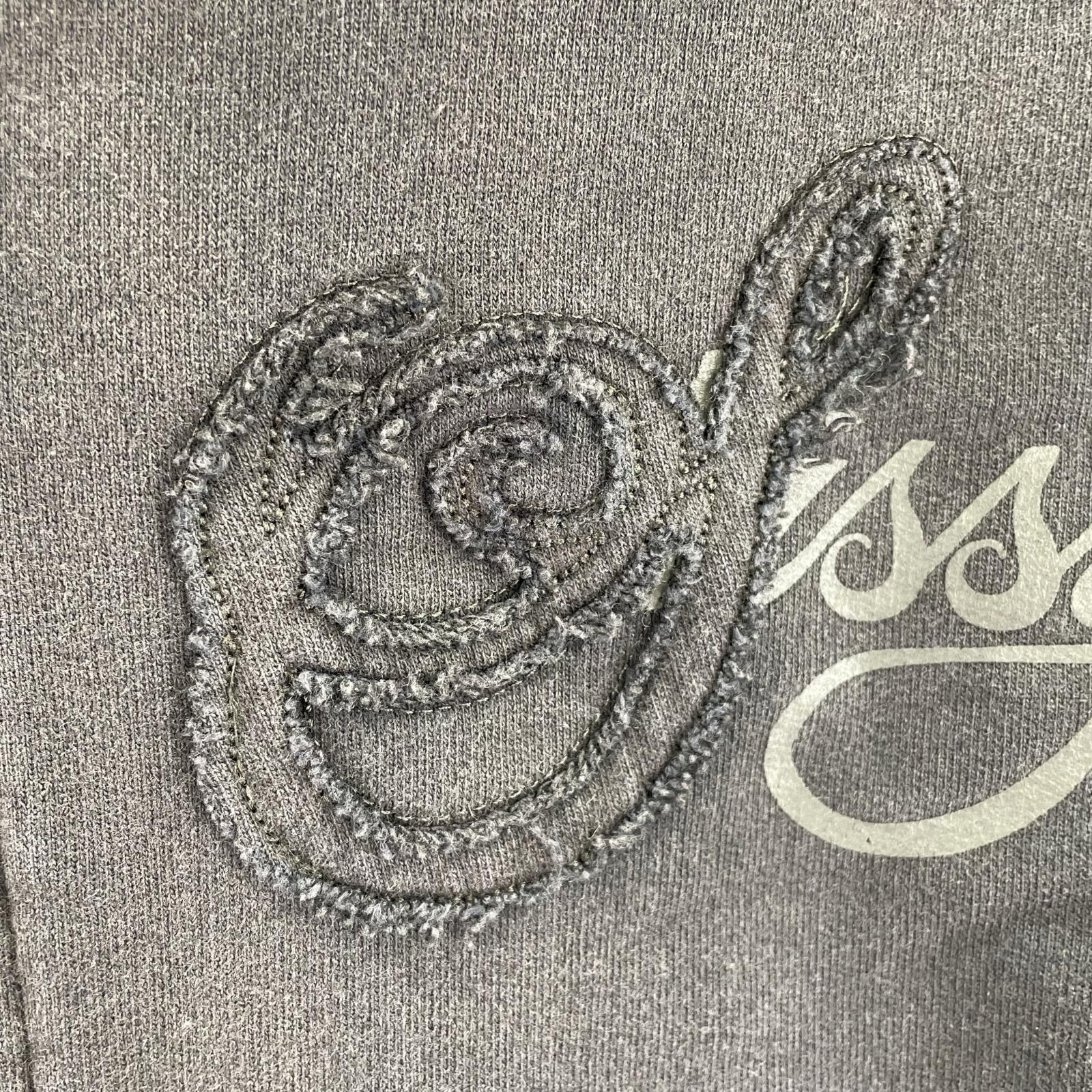 パーカー STUSSY パーカー(ジップアップ) グレー