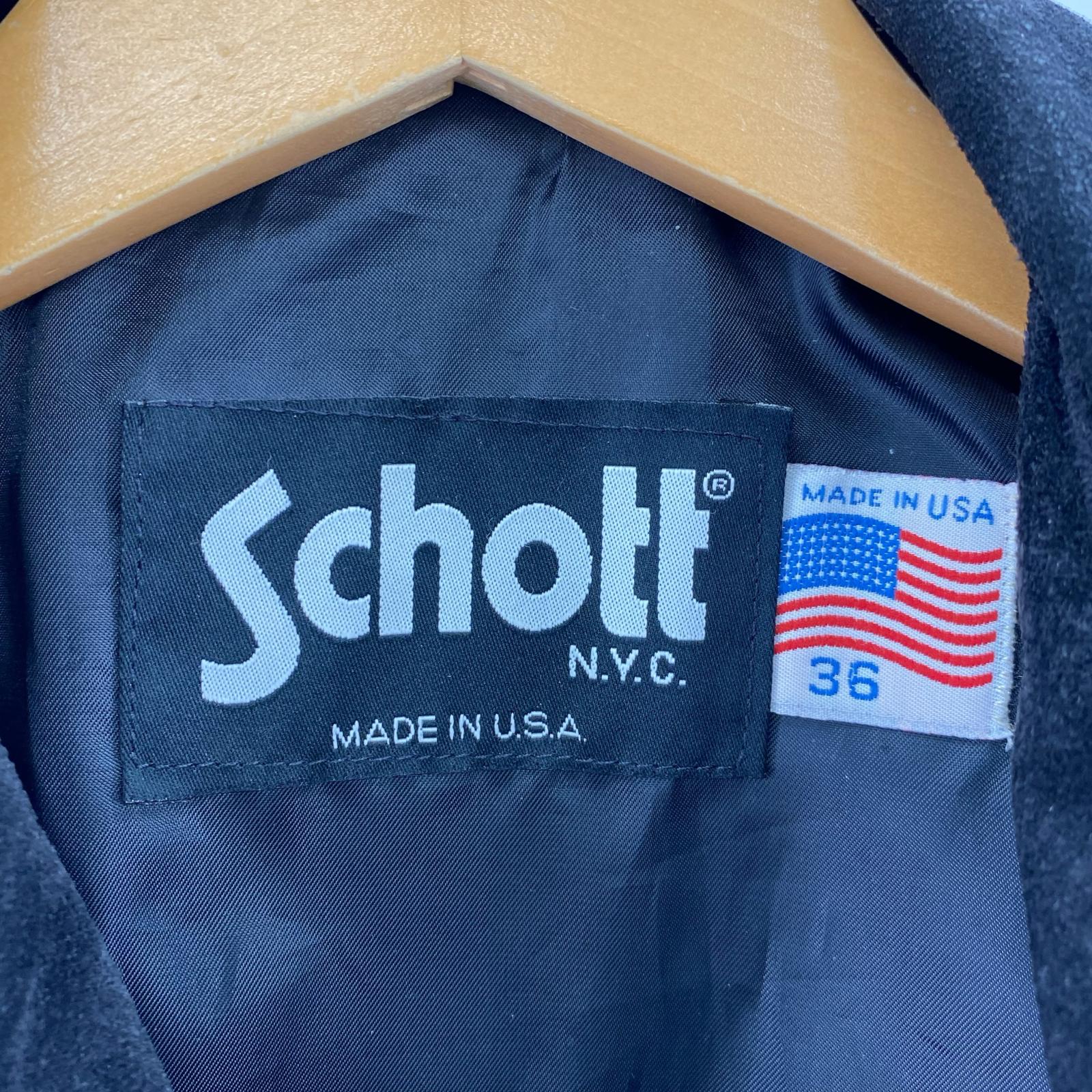 ジャケット schott ジャケット 36 ブラック