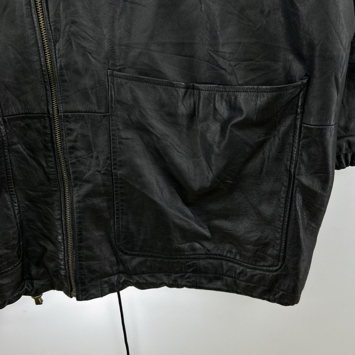 レザージャケット 90s MAGGIE LAWRENCE レザーロングジャケット ブラック