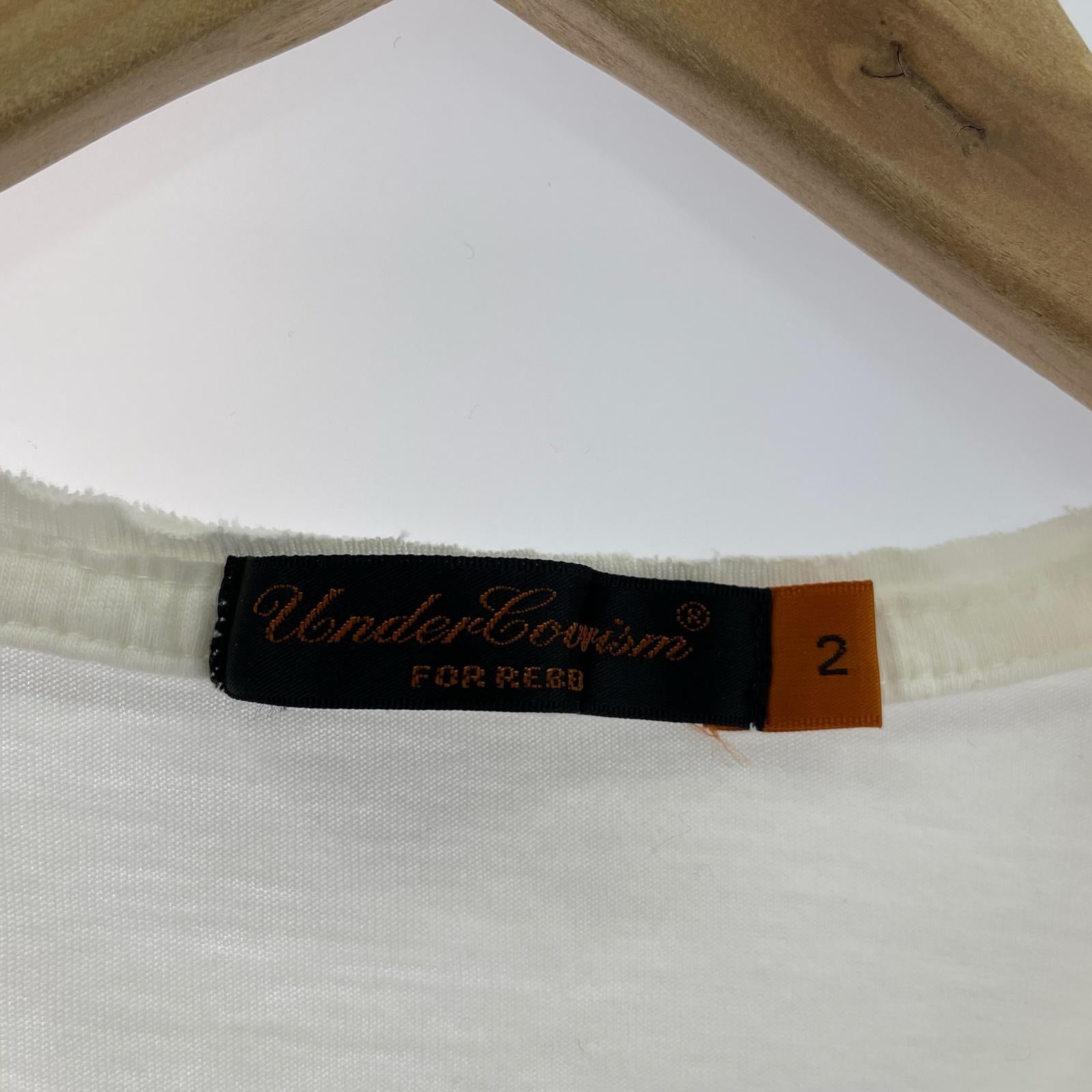 長袖Tシャツ UNDERCOVERISM 05AW arts&crafts期 メッセージカットソー 2 白 2 ホワイト