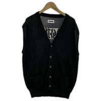 ニット MAGLIANO バックロゴ ニットベスト M ブラック