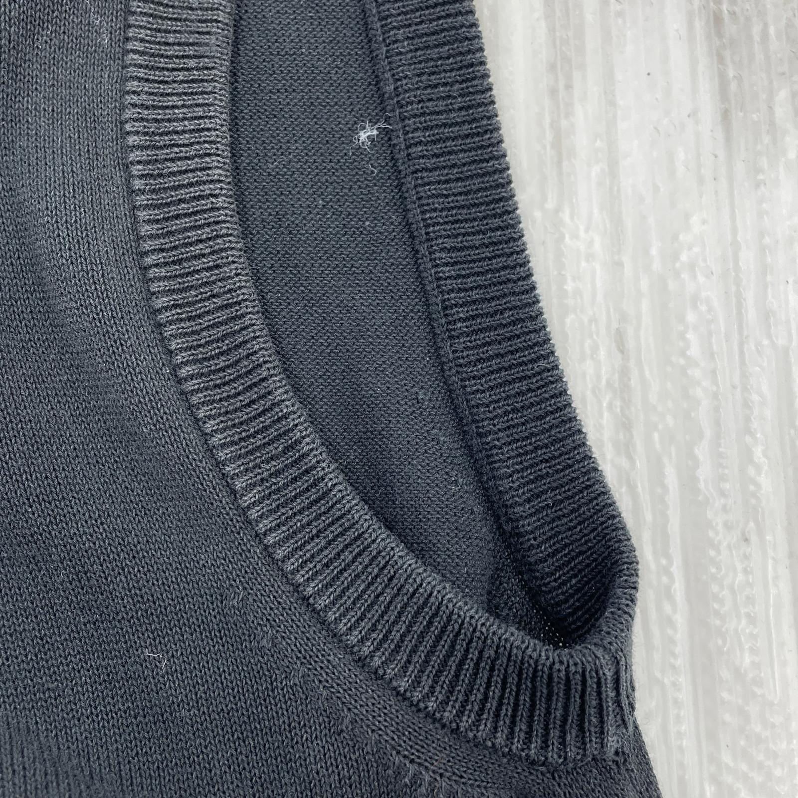 ニット MAGLIANO バックロゴ ニットベスト M ブラック