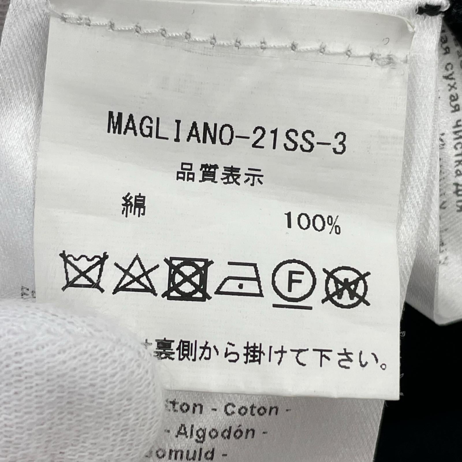 ニット MAGLIANO バックロゴ ニットベスト M ブラック