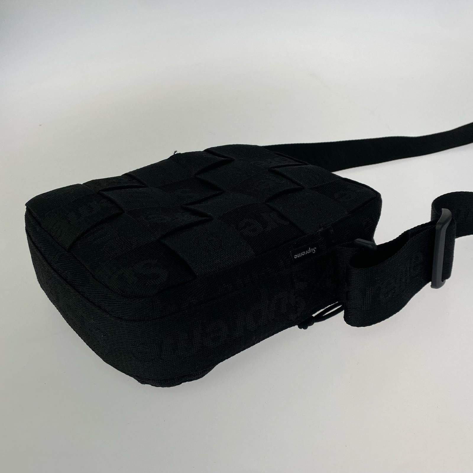 ショルダーバッグ 24ss woven shoulder bag ブラック