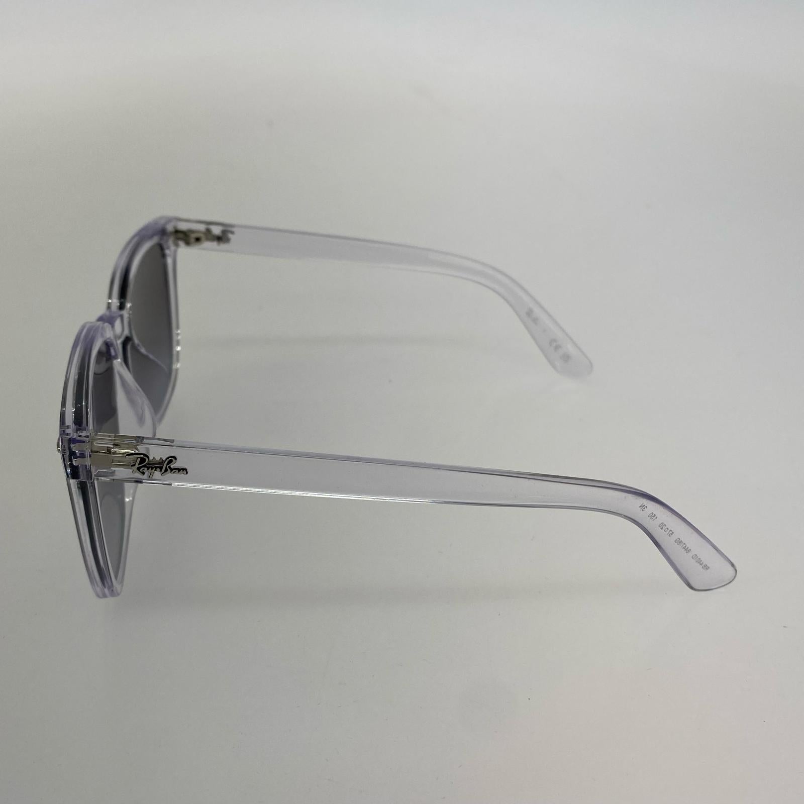 その他アクセサリー Ray-Ban RB4401D オーバーサイズサングラス クリアフレーム クリア