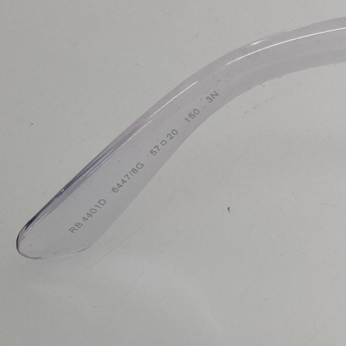 その他アクセサリー Ray-Ban RB4401D オーバーサイズサングラス クリアフレーム クリア
